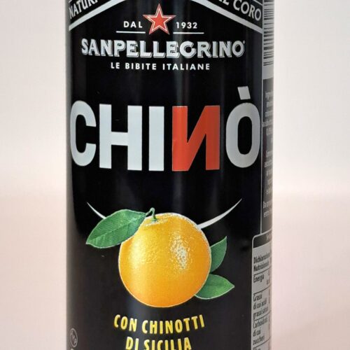 Chinò Sanpellegrino 330 ml – puszka, front