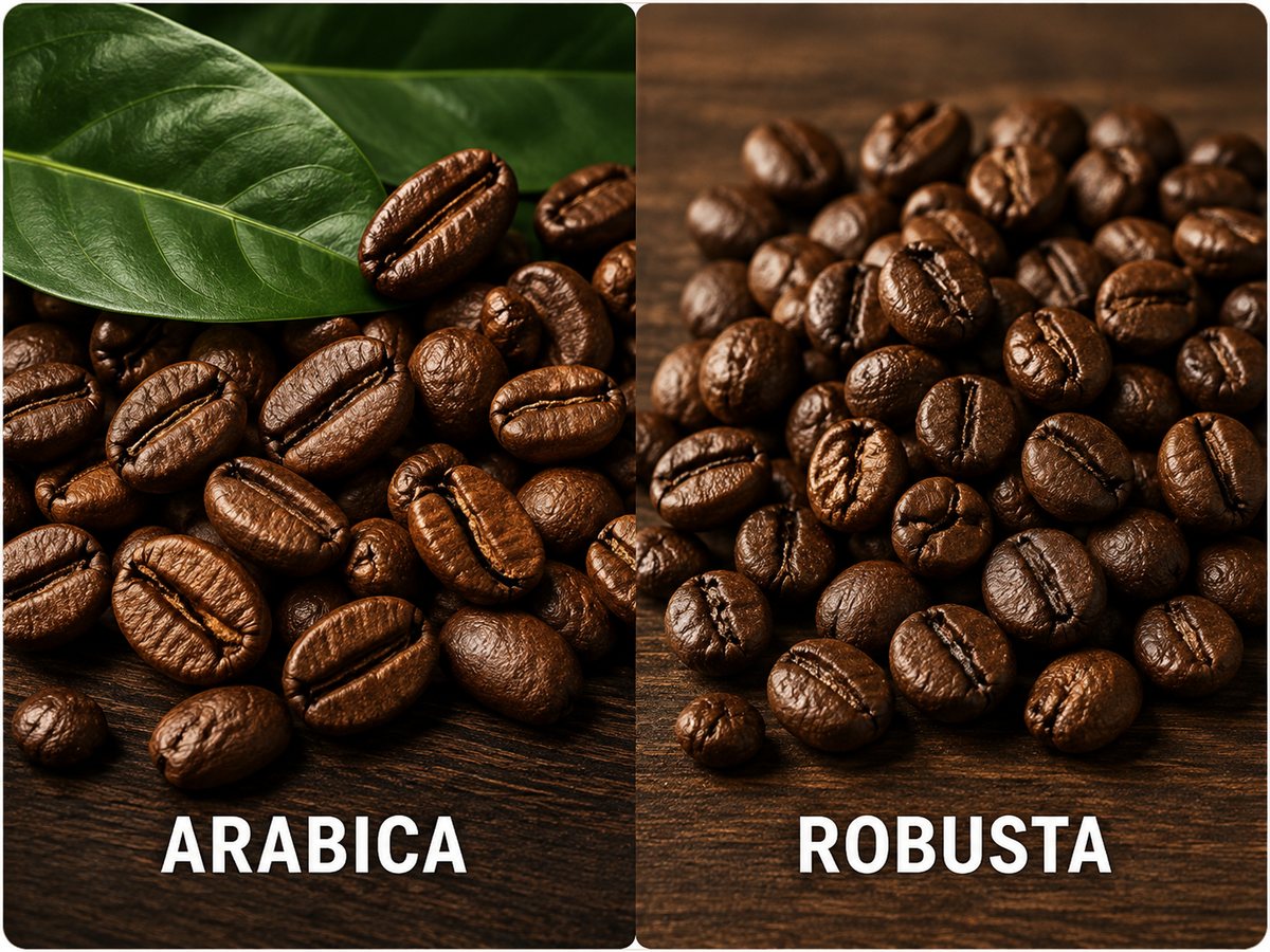 Porównanie Arabiki i Robusty