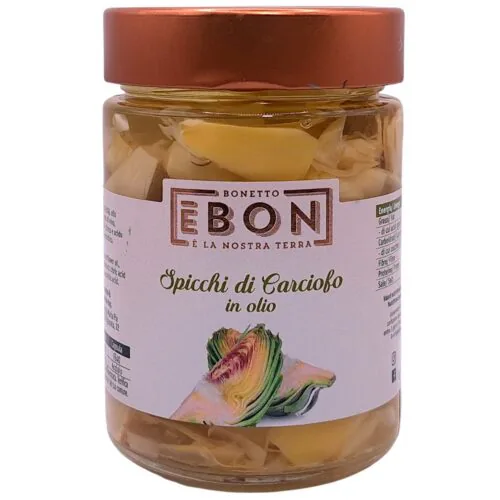 Karczochy ćwiartki w oleju słonecznikowym Bonetto 295 g