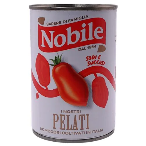 Włoskie pomidory Pelati bez skórki Pellati Nobile 400 g