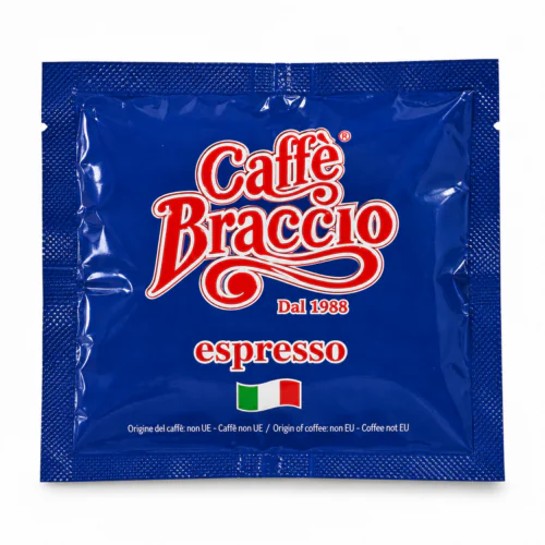 Braccio Caffè Blu – saszetka E.S.E. 44 mm