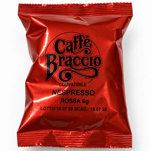 Braccio Caffè Rossa – kapsułka kompatybilna z systemem Nespresso