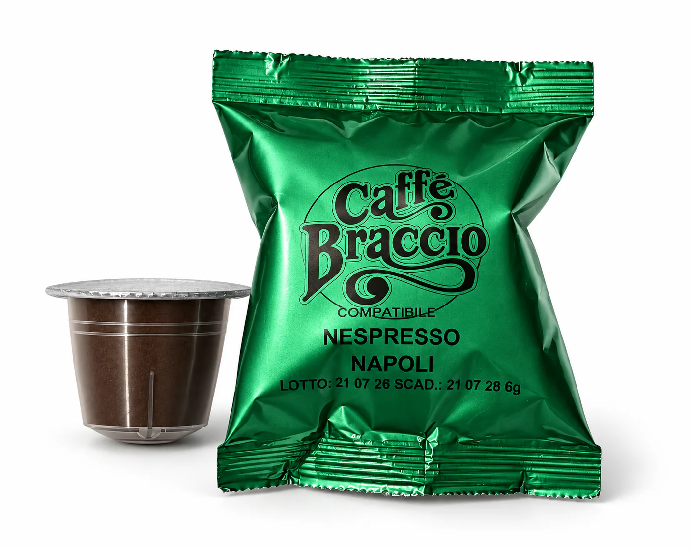 Braccio Caffè Verde – kapsułki kompatybilne z systemem Nespresso